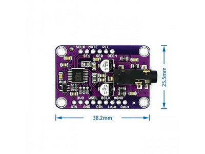 HKD UDA1334A I2S STEREO DECODER