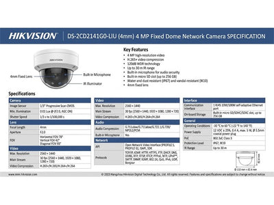 HKV DS-2CD2141G0-LIU (4MM)