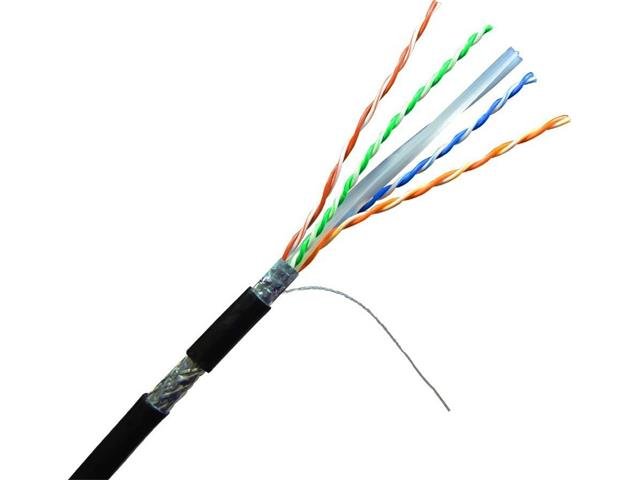 CAB04PR FTP(CAT5E) SOLID BLK - Communica [Part No: CAB04PR FTP(CAT5E ...