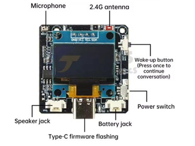 BMT ESP32-C3 AI VOICE DEV BOARD