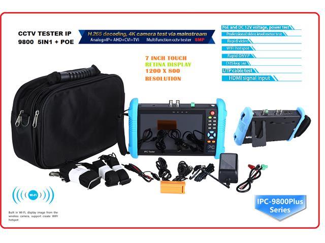CCTV TESTER IP 9800 5IN1 + POE - Environmental Test Equipment -