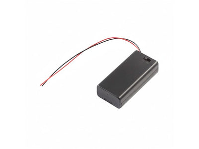2XAA BATTERY HOLDER WITH SWITCH