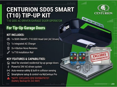 CEN SD05 SMART (T10) TIP-UP KIT - Access Automation - 53247718949164