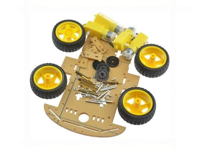 BMT 4WD ROBOT CHASSIS KIT CLEAR