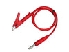 CMU 1M SILICONE CROC-BANANA RED - Test Leads & Probes -