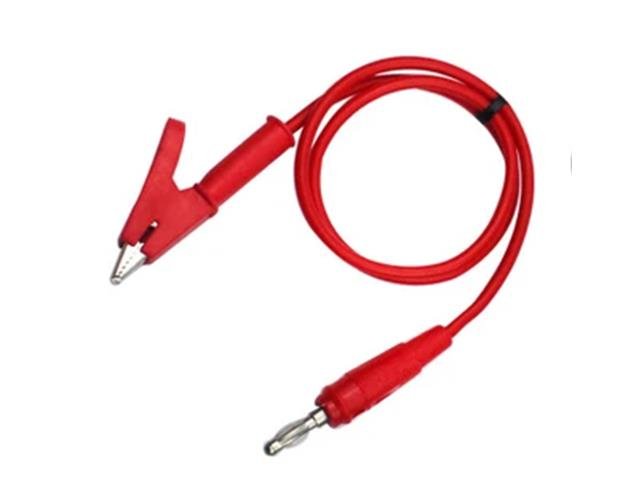 CMU 1M SILICONE CROC-BANANA RED - Test Leads & Probes -