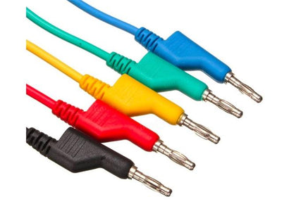 CMU 5X1M SILICONE CROC TO BANANA - Test Leads & Probes -