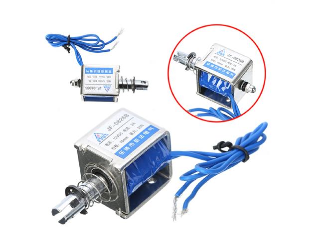 CMU SOLENOID 12VDC 2A 10MM 20N - Solenoids & Actuators -