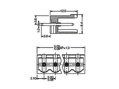 CPM5,08 - 14E - Terminals -
