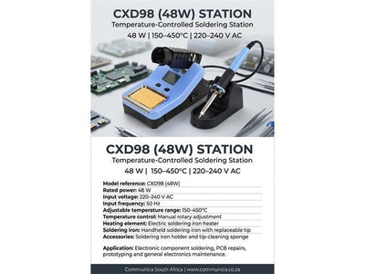 CXD98(48W) STATION - Solder Irons & Tips - 67686555779372