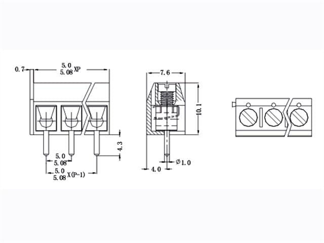 CZM5,08 - 3E - Terminals -