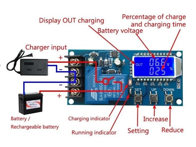 HKD BATTRY CHARGE CONT 30A 6-60V