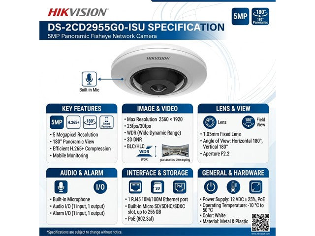 HKV DS-2CD2955G0-ISU