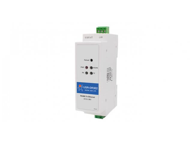 USR DR302 DIN RAL RS485-ETHERNET