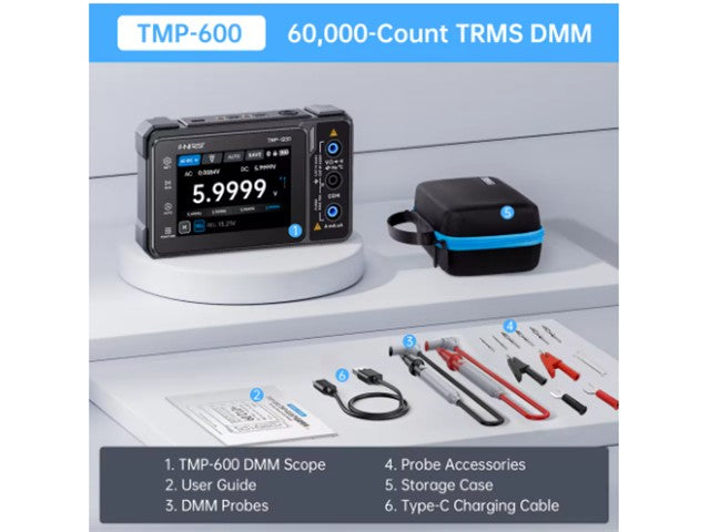 FNIRSI TMP600 TRMS DIG MULTIMETE