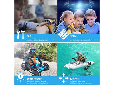 EDU-TOY 12 IN 1 SOLAR ROBOT KIT