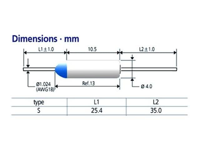 DF142S - Thermal Cut - off -