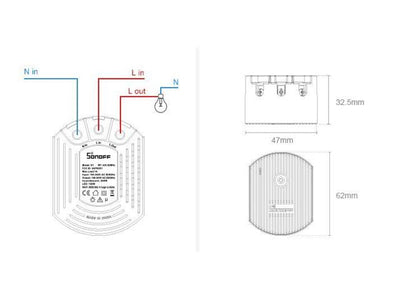 SONOFF D1 SMART DIMMER SWITCH