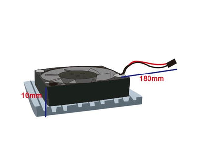 DFR LATTE PANDA ALU HEATSINK+FAN - Fans -