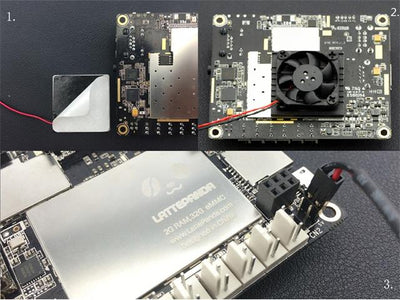 DFR LATTE PANDA ALU HEATSINK+FAN - Fans -