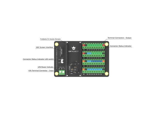 DFR TERMINAL BLOCK-FIREBEETLE 2 - Communica [Part No: DFR TERMINAL ...