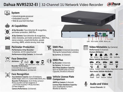 DHA NVR5232-EI - CCTV Products & Accessories - 6923172586018
