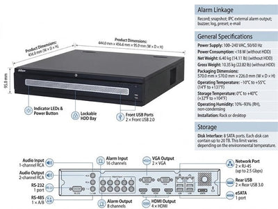 DHA NVR608H-32-XI - CCTV Products & Accessories - 6923172546487