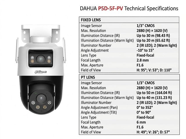 DHA P5D-5F-PV - CCTV Products & Accessories - 6939554935695