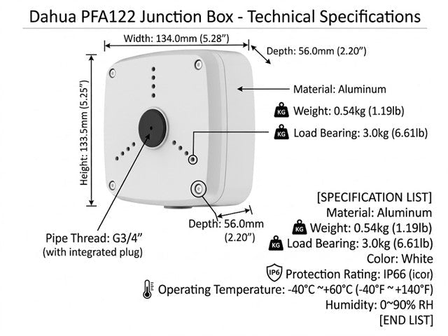 DHA PFA122 - Junction Boxes - 6939554930836