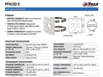 DHA PFA152-E - CCTV Products & Accessories - 6939554955747