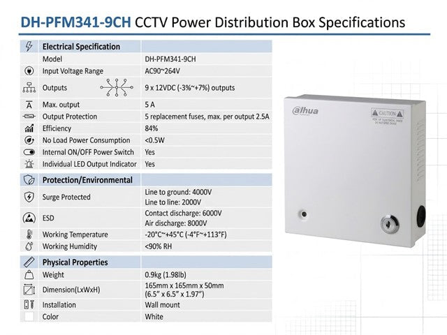 DHA PFM341-9CH - CCTV Products & Accessories - 6939554931109