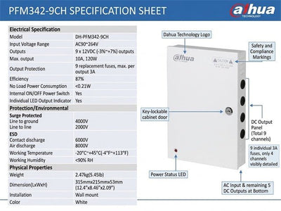 DHA PFM342-9CH - CCTV Products & Accessories - 6939554931116