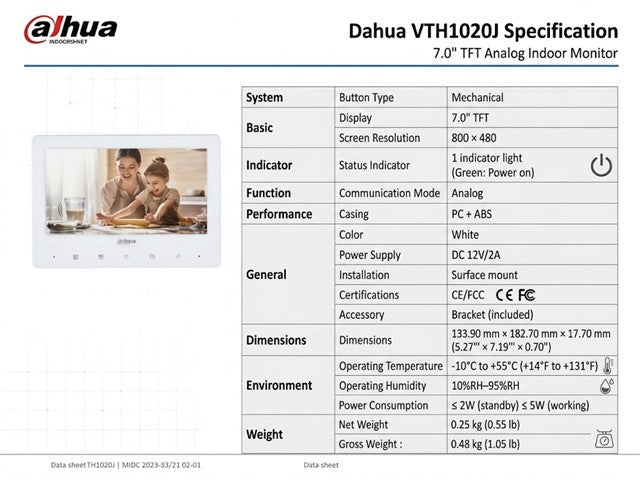 DHA VTH1020J - Access Automation - 6939554946981