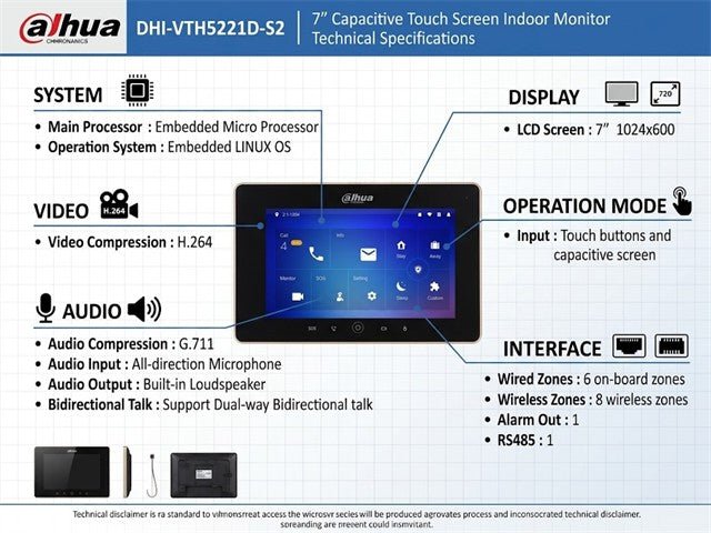 DHA VTH5221D-S2 - CCTV Products & Accessories - 6939554965869