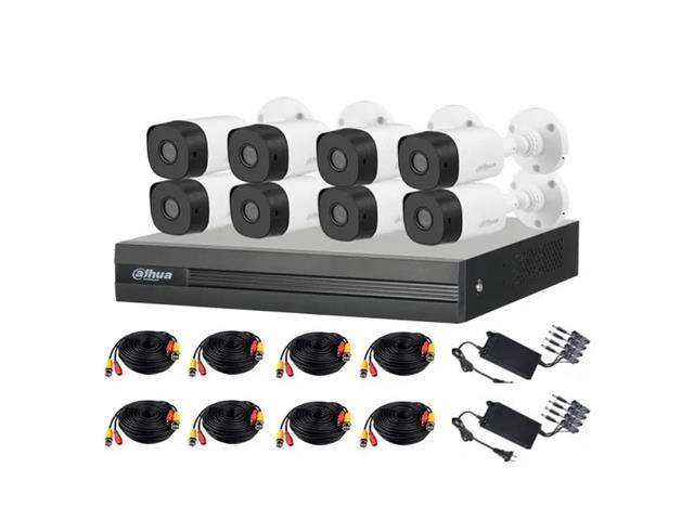 DHA XVR1B08 - I/8 - B1A21P 3.6MM KIT - CCTV Products & Accessories - 