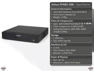 DHA XVR5116HS-I3 - CCTV Products & Accessories - 6923172534095