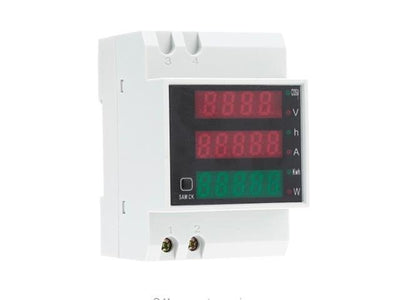 DPM/BDD DIN RAIL PWR METE AC300V - Panel Meters -
