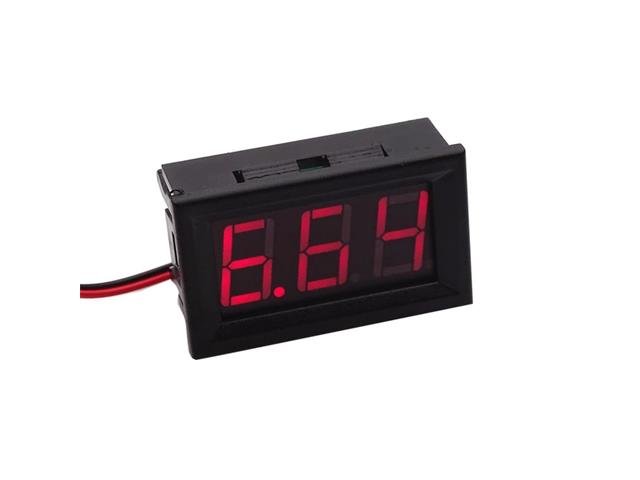 DPM/HKD DIG VOLTMETE 4,5-30V RED - Panel Meters -