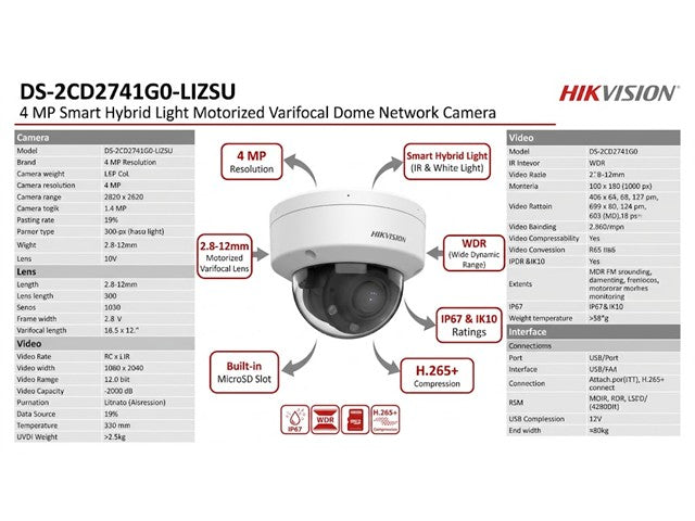 HKV DS-2CD2741G0-LIZSU
