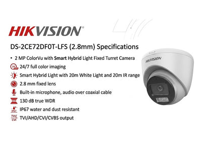 HKV DS-2CE72DF0T-LFS (2.8MM)