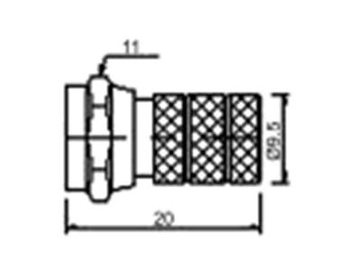 F - TYPE CONNECTOR - R F Coaxial Connectors -
