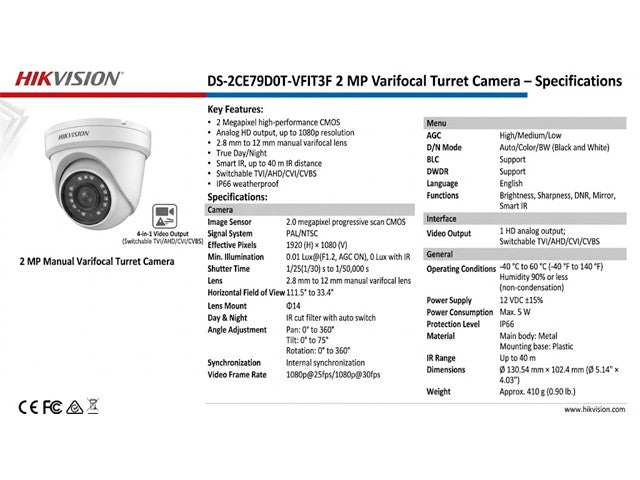 HKV DS-2CE79D0T-VFIT3F