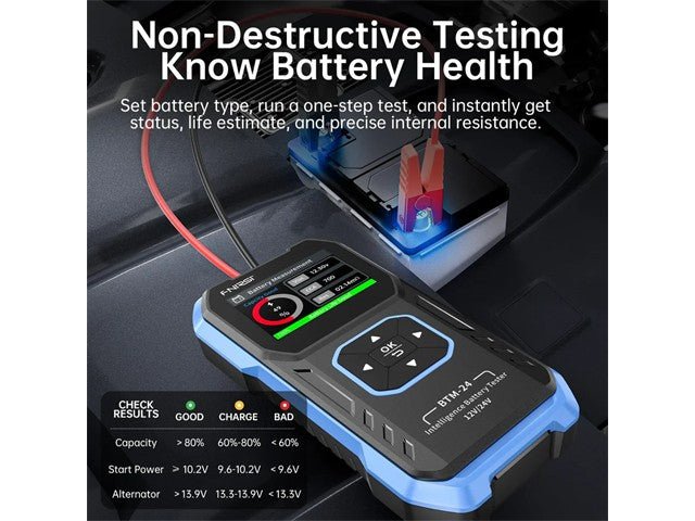 FNIRSI BTM-24 CAR BATTERY TESTER - Environmental Test Equipment -