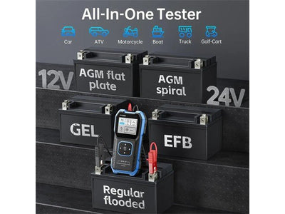 FNIRSI BTM-24 CAR BATTERY TESTER - Environmental Test Equipment -