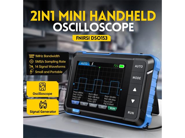 FNIRSI DSO153 ONE CH 1MHZ - Oscilloscopes - 3591634122123