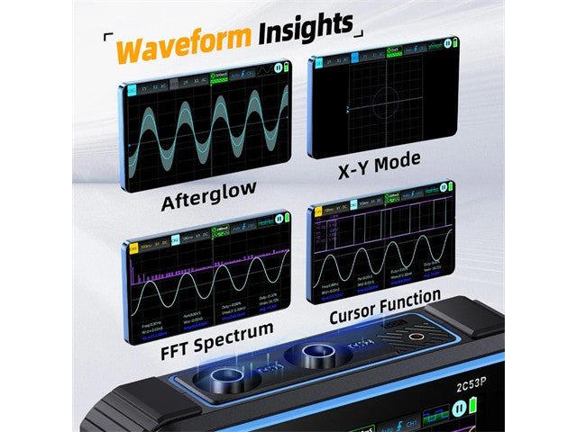 FNIRSI DSO2C53P 2CH 50MHZ TOUCH - Oscilloscopes -