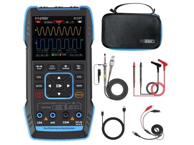 FNIRSI DSO2C53T DUAL CH 50MHZ - Oscilloscopes - 