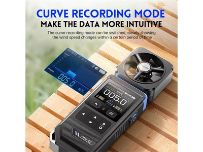 FNIRSI FAM - 02 DIG ANEMOMETER - Environmental Test Equipment -