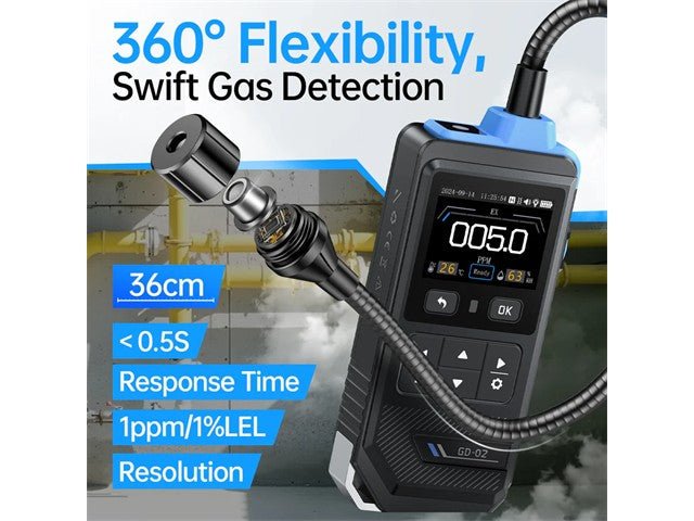 FNIRSI GD - 02 COMB GAS DETECTOR - Environmental Test Equipment -