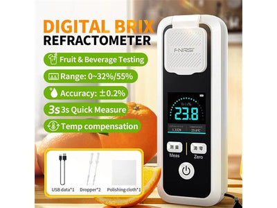 FNIRSI JBM-20 BRIX REFRACTOMETER - Environmental Test Equipment -